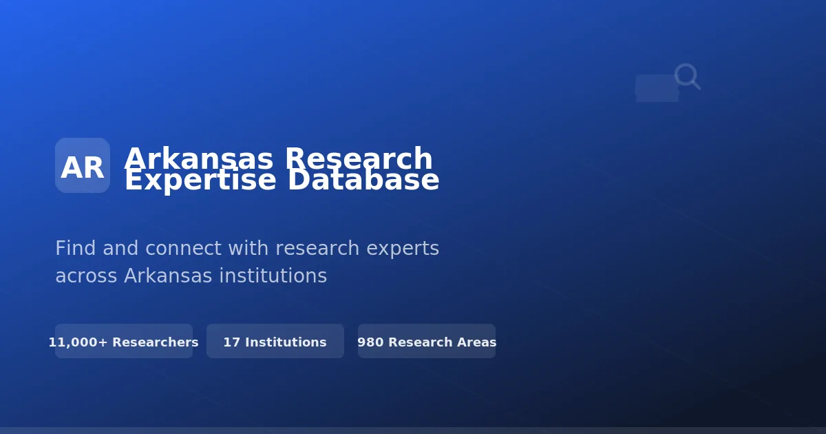 Arkansas Research Expertise Database